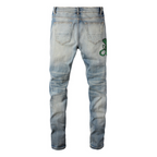 Amr Snake Blue Jeans