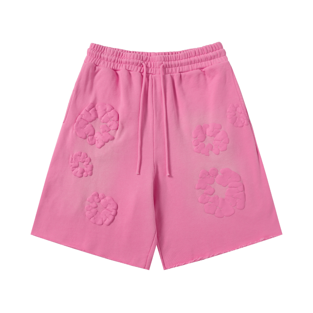 Denim Trs Pink Set