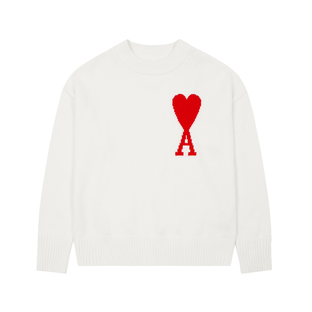 Ami White Sweater