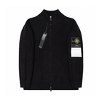 Stone Full Zip Sweater