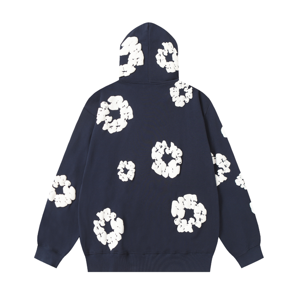Denim Trs Zip Hoodie