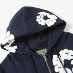 Denim Trs Zip Hoodie