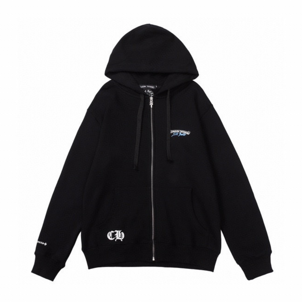 Chrome Zip Hoodie