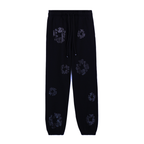 Denim Trs Diamonds Full Black Pants