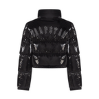 Women Decoded Hooded Shiny Black Jacket