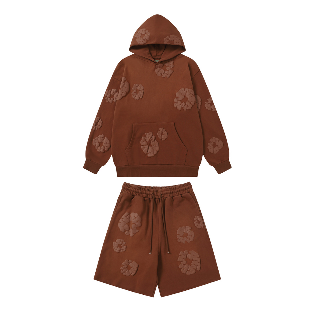 Denim Trs Brown Set