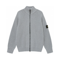 Stone Full Zip Sweater