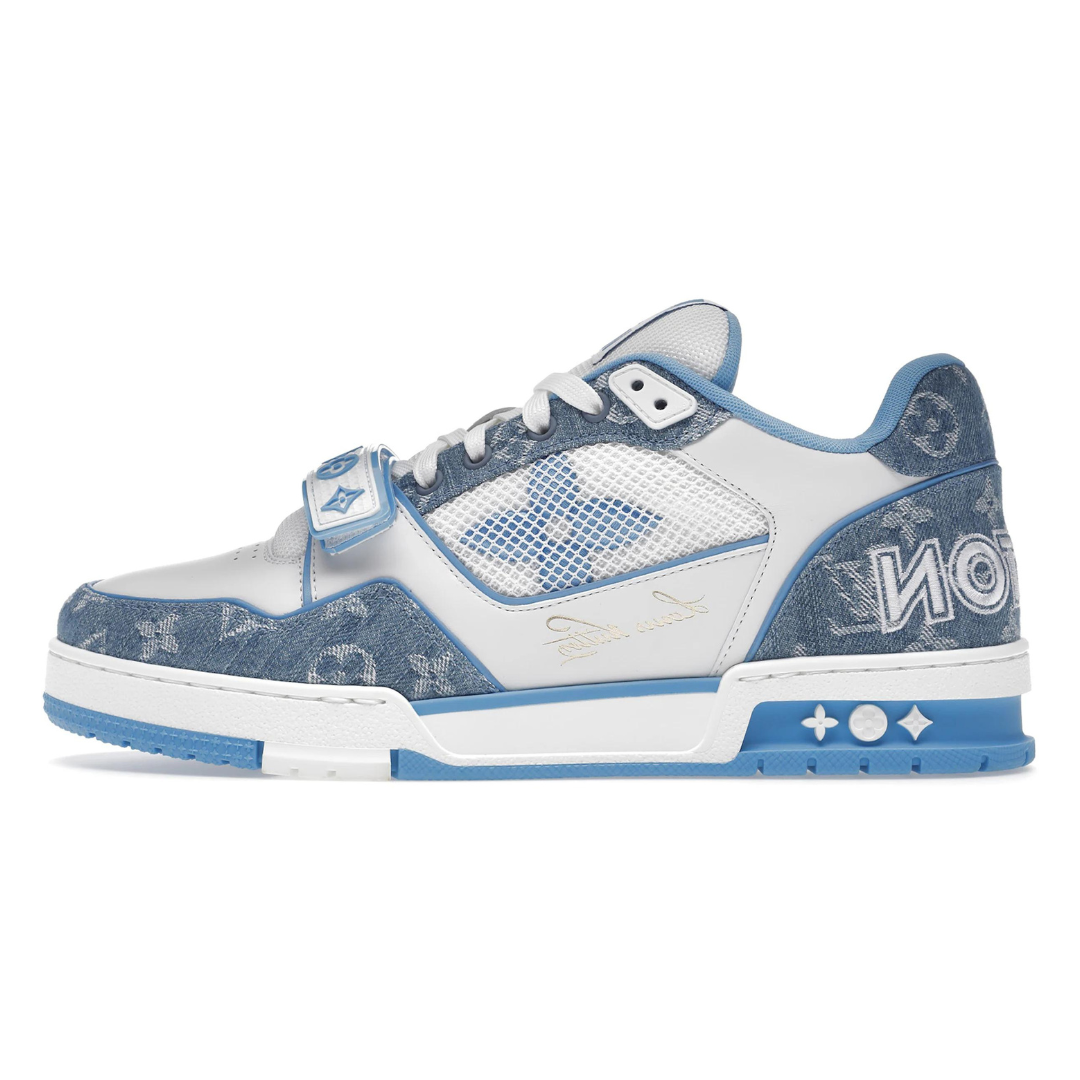 Monogram Blue Denim Trainer