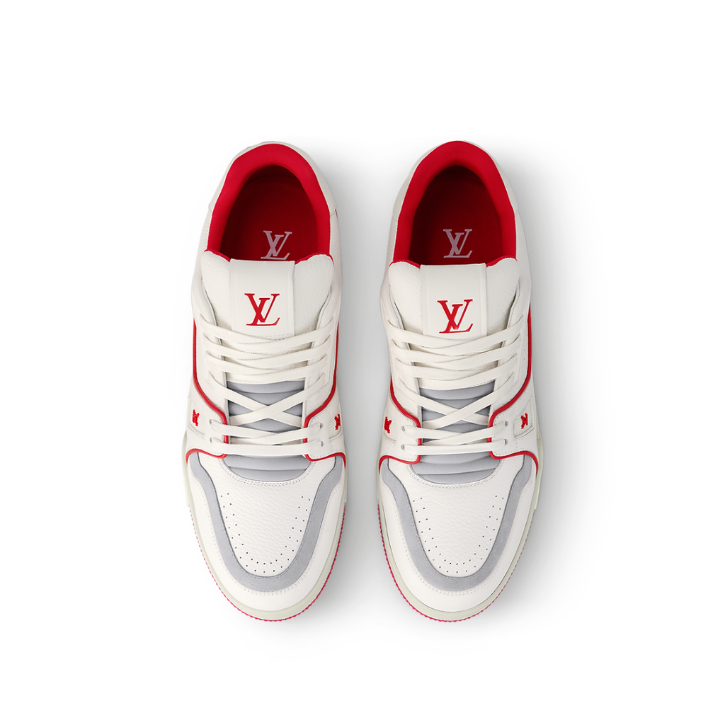 Monogram Cream Red