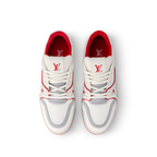 Monogram Cream Red