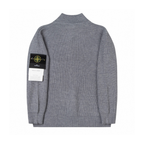 Stone Full Zip Sweater