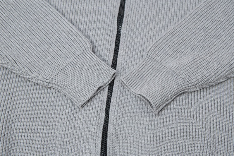 Stone Full Zip Sweater