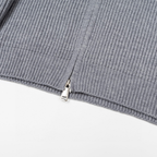 Stone Full Zip Sweater