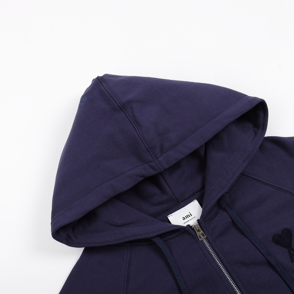 Ami Full Black Jacket