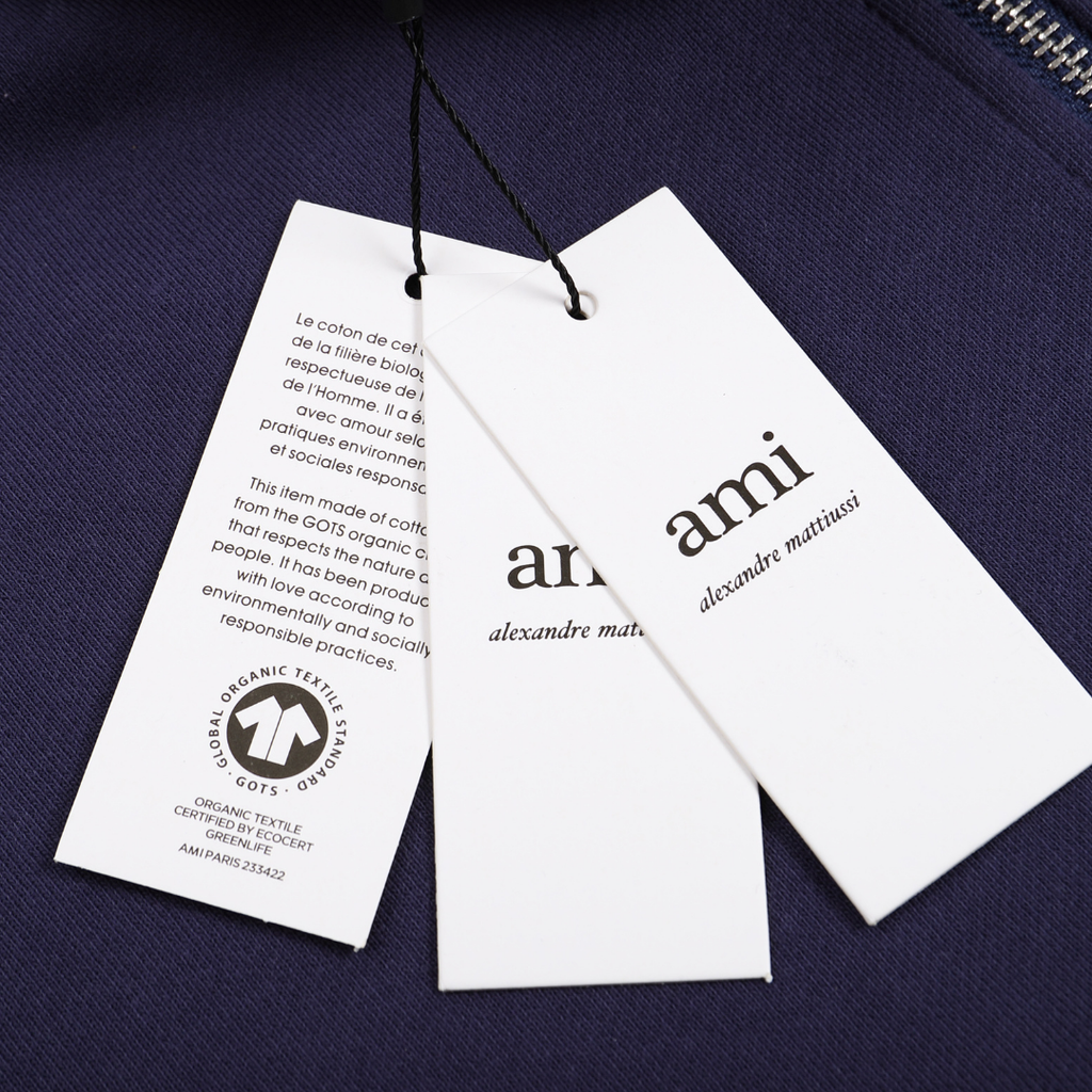 Ami Full Black Jacket