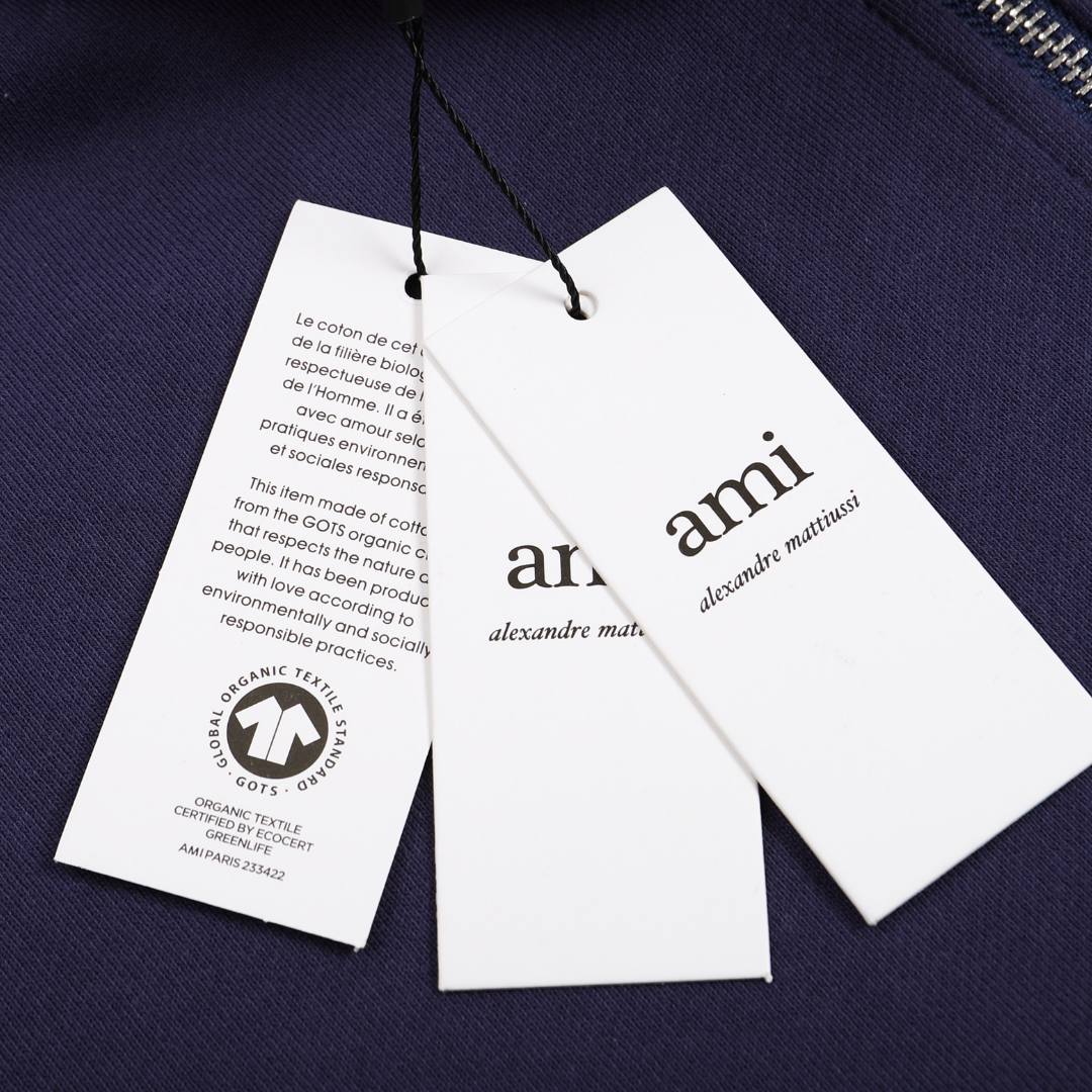 Ami Full Black Jacket