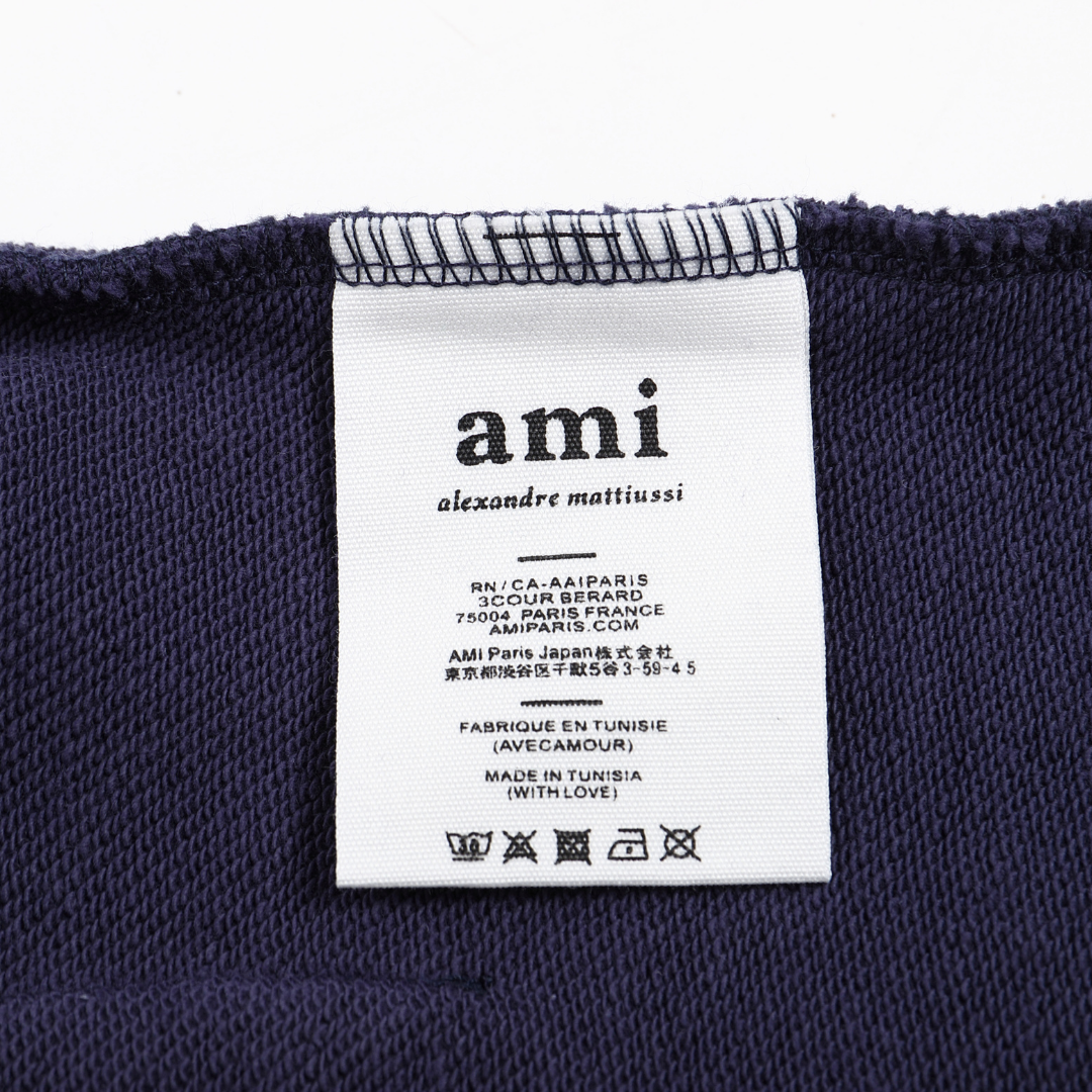 Ami Full Black Jacket