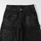 Purple Black Diamonds Jeans