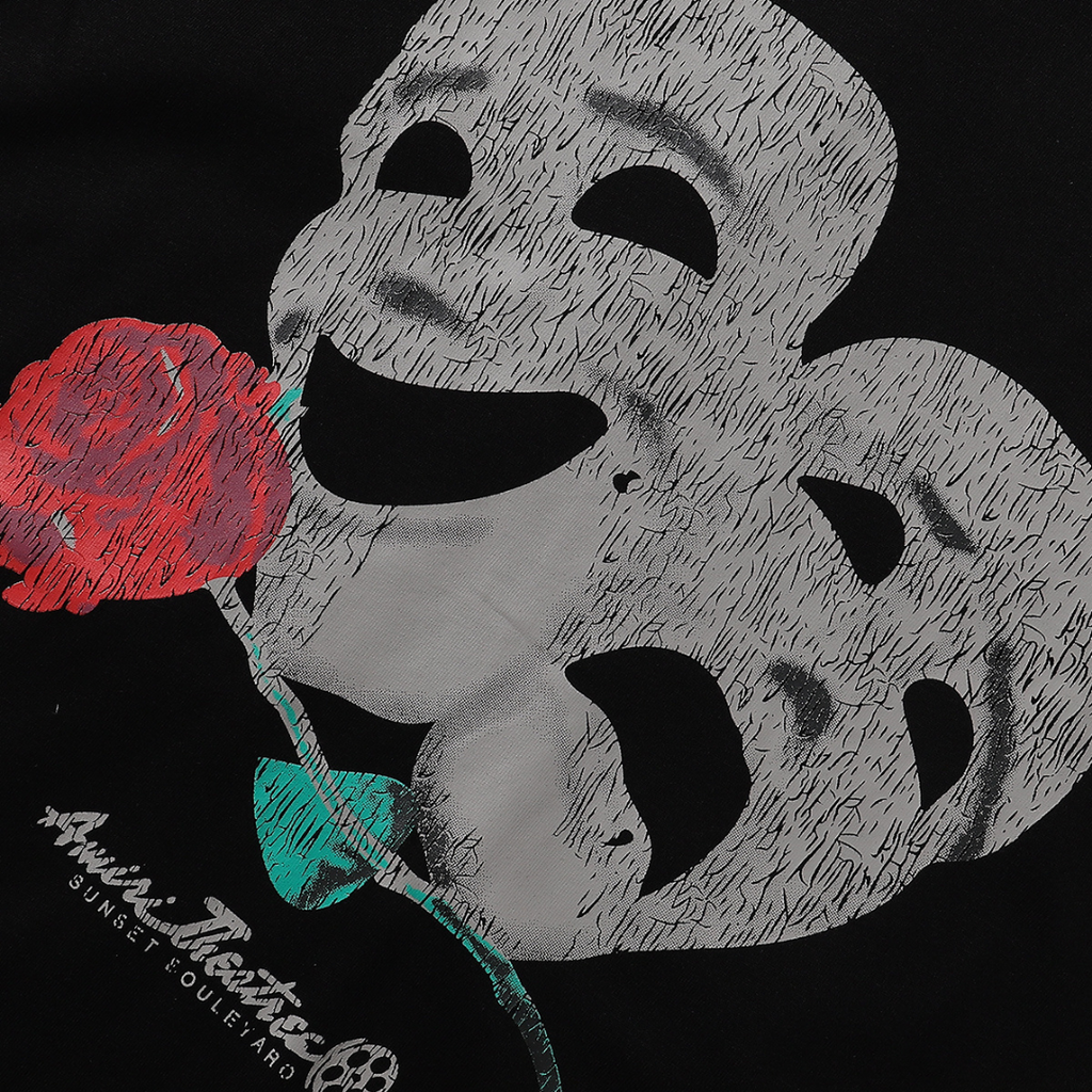 Amr Monochrome Flowers T-shirt