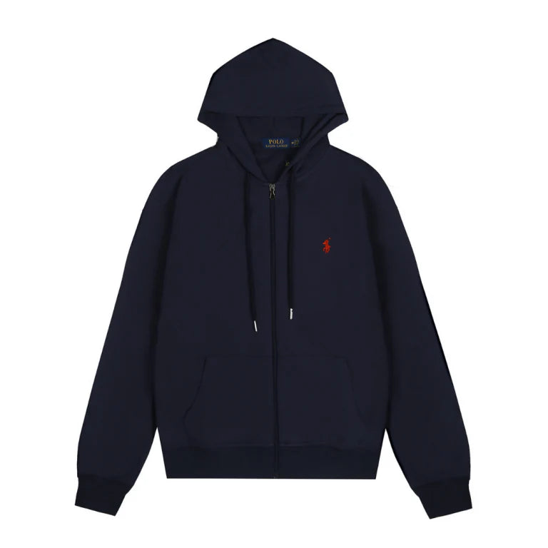 Polo Black Red Jacket