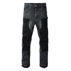 Amr Black Gradient Flared Jeans