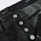 Purple Black Diamonds Jeans