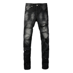 Purple Bandana Black Jeans
