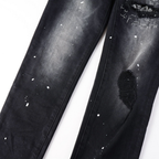 Purple Bandana Black Jeans