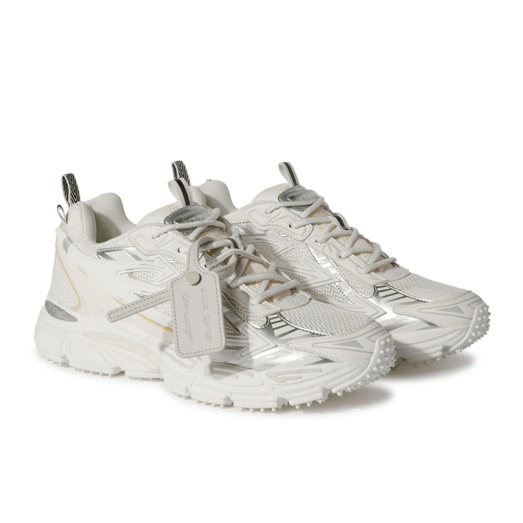Off "Be Right Back" Beige Silver