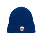 Monogram Blue Beanie