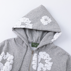 Denim Trs Zip Hoodie
