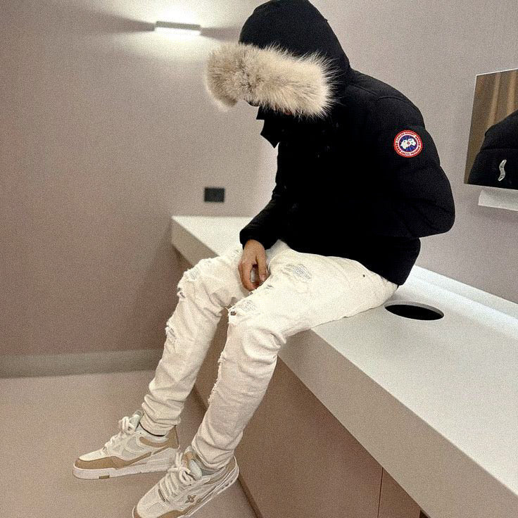 Amr White Jeans