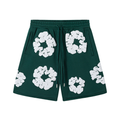 Denim Trs Green Shorts