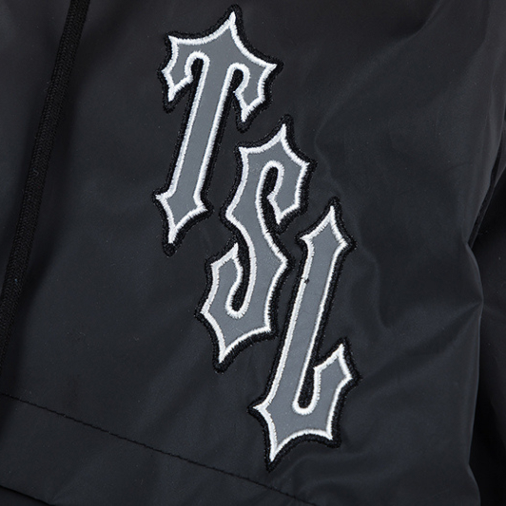 London Shooters Black Reflective Windbreaker