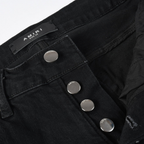 Amr Bandana Black Ripped Jeans