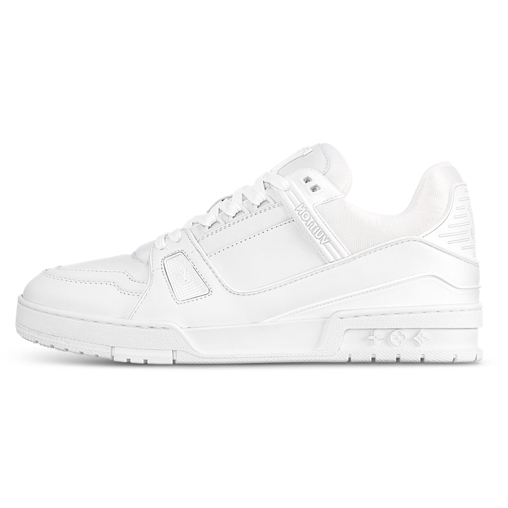 Monogram White Trainer