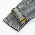 Amr Red Snake Grey Jeans