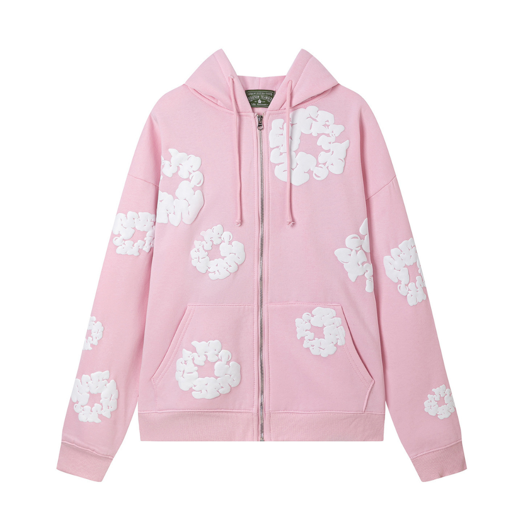 Denim Trs Zip Hoodie