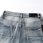 Amr Logo Staggered Jeans
