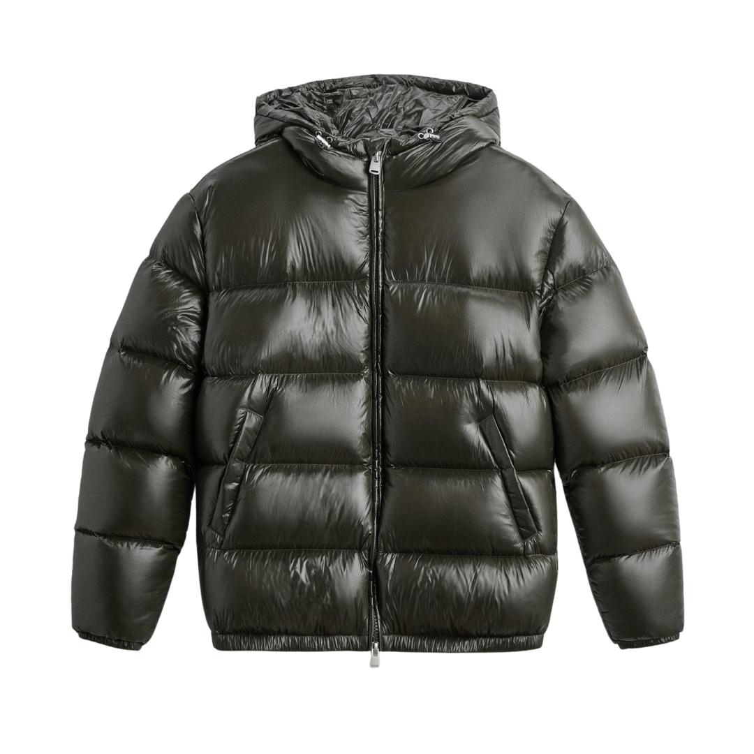 Olive Shiny Jacket