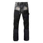 Amr Black Gradient Flared Jeans