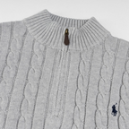 Polo Half Zip Sweater