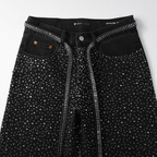 Purple Black Diamonds Jeans