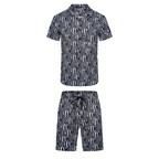 Amr Jacquard Short Set