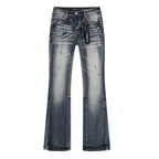Purple Flared Jeans
