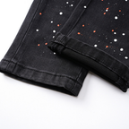 Amr Staggered Logo Jeans