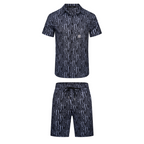Amr Jacquard Short Set
