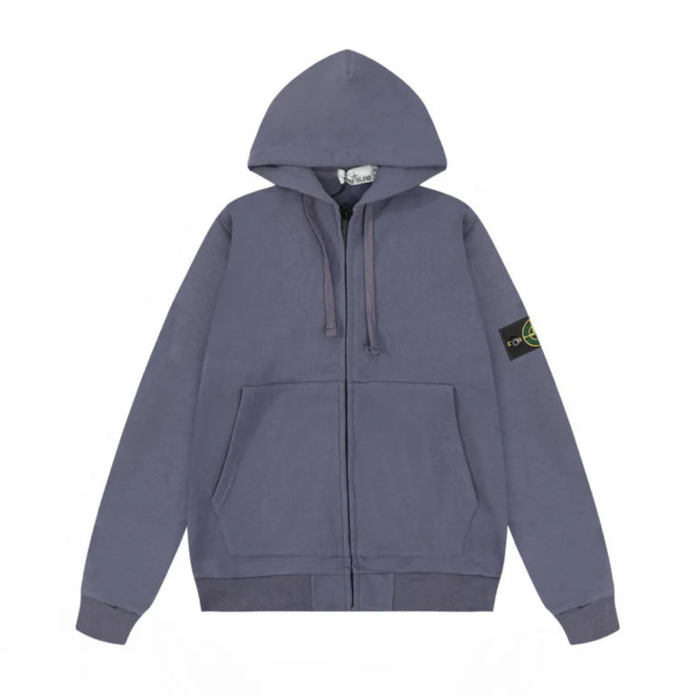 Stone Zip Hoodie