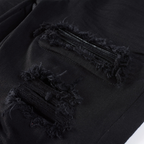 Amr Black Patch Jeans