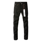 Purple Black Ripped Jeans